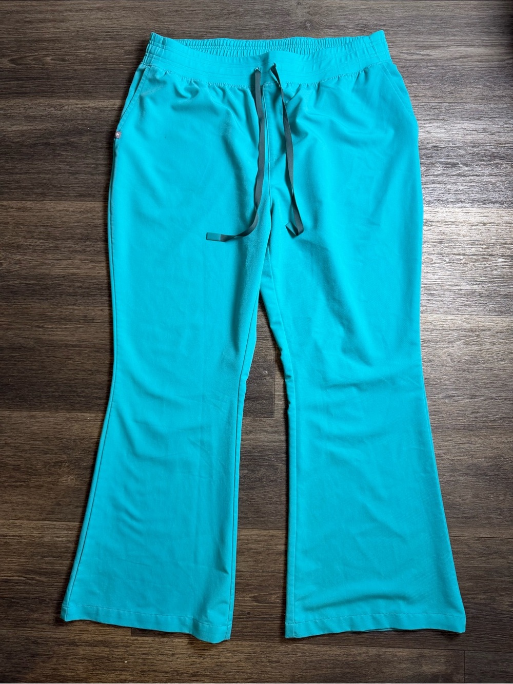 FIGS Teal scrub pants for women
